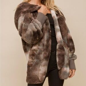 Hem & Thread Soft & Cozy Tie Dye Jacket NWT ONE SIZE